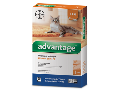 antipulgas para gatos advantage bayer