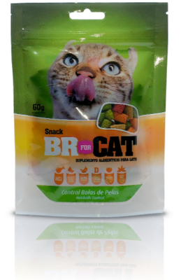 Br for Cat  bolas de pelos Snack x 60 g