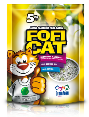 Arena Fofi Cat Lemon x 5 Kg