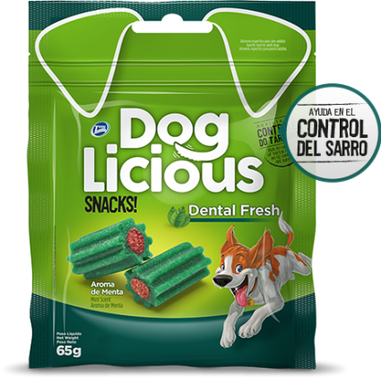 Snacks Dog Licious Dental Fresh para Perros x 65 grs