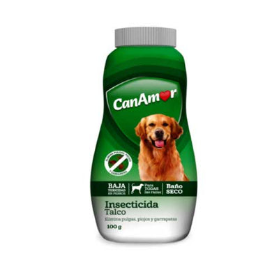 Talco Insecticida Canamor para perros x 100 g